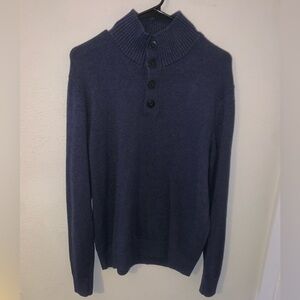 Banana Republic Men's Dark Blue Turtleneck Sweater Size Medium M